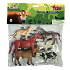Çiftlik Hayvanları Seti 9 Parça (Oyuncak Evcil Hayvanlar) BÜYÜK