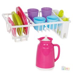 Bulaşık Sepeti (21 Parça) Mutfak Seti (Anaokulu Oyuncak)