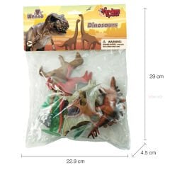 Dinozor Hayvanları Seti 10 Parça (Oyuncak Dinazor) ORTA