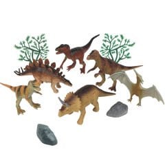 Dinozor Hayvanları Seti 10 Parça (Oyuncak Dinazor) ORTA