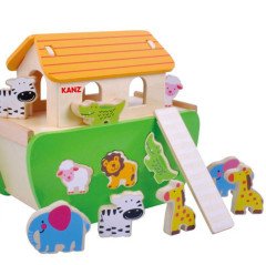 Kanz Ahşap Sevimli Gemi (Anaokulu Oyuncakları)