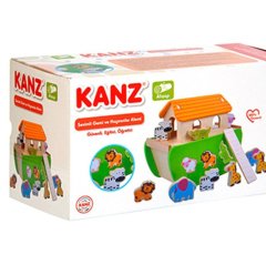 Kanz Ahşap Sevimli Gemi (Anaokulu Oyuncakları)