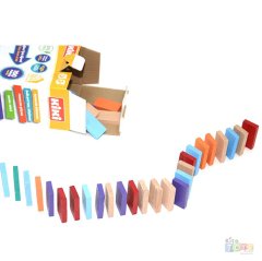 Ahşap Domino (100 Parça) Eğlenceli Beceri Oyunu