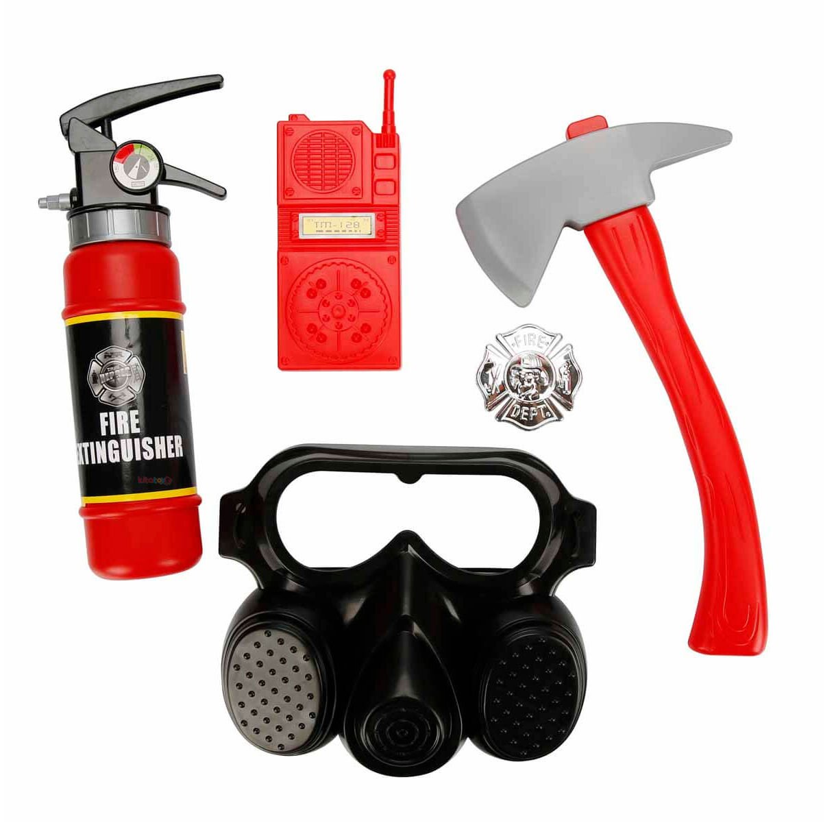 İtfaiye Kurtarma Seti Maskeli (Meslek Oyuncakları) 9906 Ekipmanları Oyun Seti
