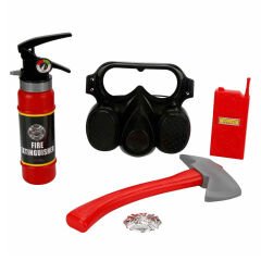 İtfaiye Kurtarma Seti Maskeli (Meslek Oyuncakları) 9906 Ekipmanları Oyun Seti