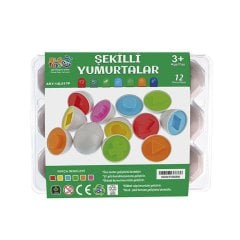 Şekilli Yumurtalar 24 Parça (Kavram ve Beceri Geliştirici)