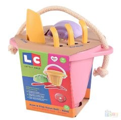 Kum Plaj Seti LC (Oyuncak Kova Tırmık Kürek) 30836 Pembe