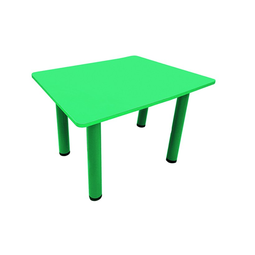 Ahşap Kare Masa 60x60 cm Yeşil