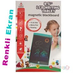 Dijital Çizim Tableti 8,5 İnç Lcd Ekranlı Kalemli Boyama Resim Yazı Tahtası