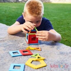 Geomag Supercolor 35 Parça Panels Manyetik Zeka Oyunu Çubukları (Mıknatıslı) Orijinal 0377 Renkli