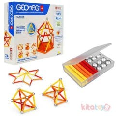 Geomag 42 Parça Classic Manyetik Zeka Oyunu Çubukları (Mıknatıslı) Orijinal 271