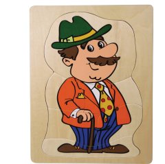 Kat Kat Dede Puzzle (Anaokulu Katlı Oyuncakları) Torun