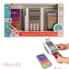 Market Pos Cihazı Seti Pilli Işıklı (946 Yazar Kasa Makinesi) Oyuncak
