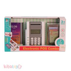 Market Pos Cihazı Seti Pilli Işıklı (946 Yazar Kasa Makinesi) Oyuncak