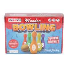 Ahşap Bowling Oyunu (Beceri Oyuncakları) RD5821