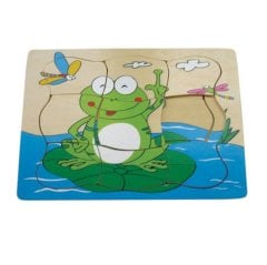 Kat Kat Kurbağa Puzzle (Anaokul Katlı Oyuncakları)