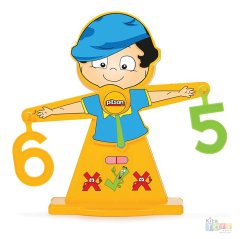 Sayı Terazisi (17 Parça) Matematik Rakam Tartısı