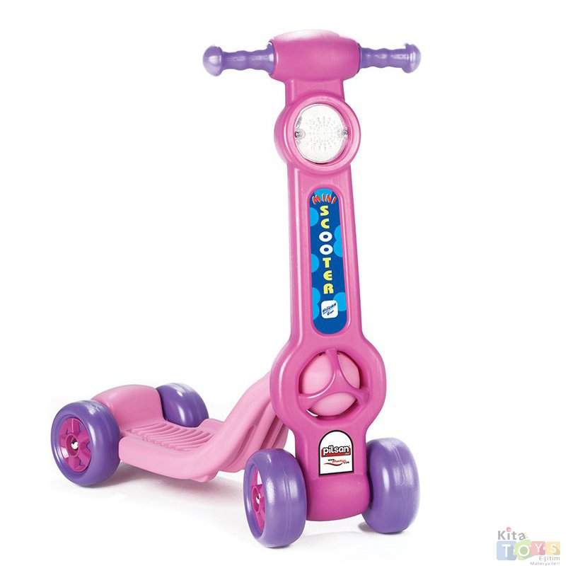 Scooter 63 cm Pembe (Pilsan Mini Çocuk) 07-811