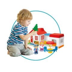 Tek Katlı Ev Blokları 36 Parça Lego Blocks 03135