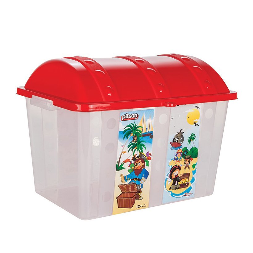 Oyuncak Kutusu (Hazine Sandığı) Kırmızı