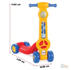 Scooter 63 cm Kırmızı (Pilsan Mini Çocuk) 07-811