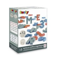Manyetikli Harfler & Sayılar 72 Parça Smoby (Mıknatıslı Alfabe Rakamlar)