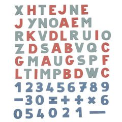 Manyetikli Harfler & Sayılar 72 Parça Smoby (Mıknatıslı Alfabe Rakamlar)