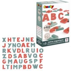 Manyetikli Harfler 48 Parça Smoby (Mıknatıslı Alfabe)