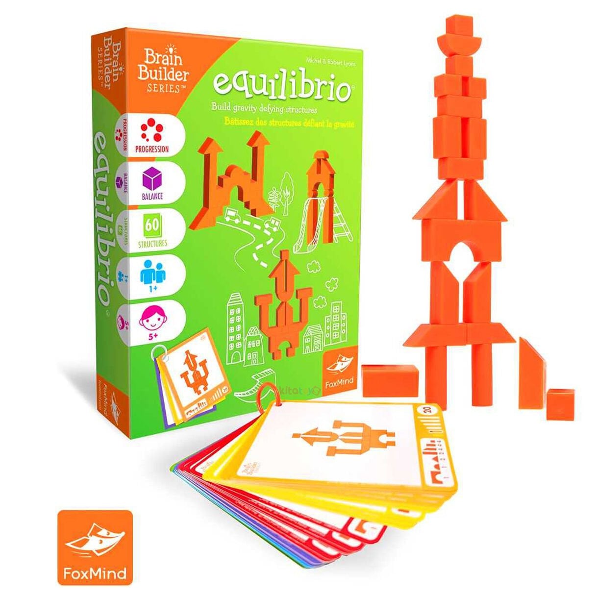 Equilibrio Akıl Oyunu (Denge) 3D Boyutlu Eğitici Zeka Blokları FOXMİND 100373