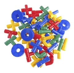Tekerlekli Boru ve Dirsekler 56p Lego (Kutulu)