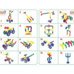 Tekerlekli Boru-Dirsekler Lego 56 Parça