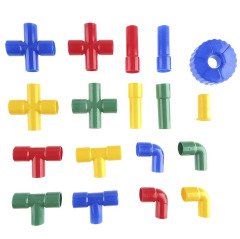 Tekerlekli Boru-Dirsekler Lego 56 Parça
