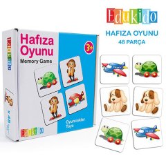 Anaokulu Oyuncaklar Edukido Hafıza Kart Oyunu