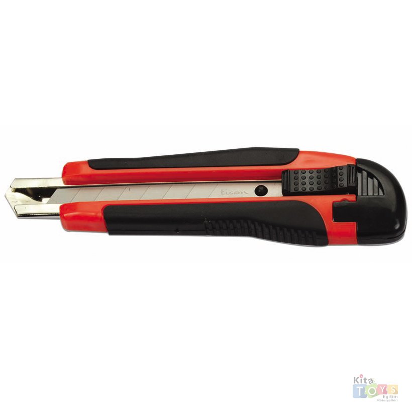 Maket Bıçağı Büyük (Kauçuk Gövde) Metal Ağızlı-Geniş