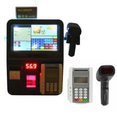 Yazar Kasa Seti + Pos Cihazı Pilli Işıklı (Market Makinesi 946-1) Oyuncak