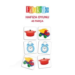 Hafıza Oyunu Gerçek Nesneler (Anaokulu Zeka Kartları)