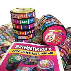 Matematik Küpü Eğitici Zeka Geliştirme 4 İşlem Oyunu Oyuncak
