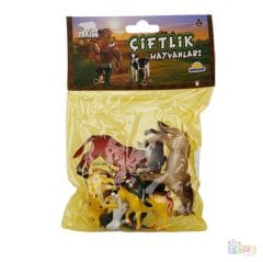 Çiftlik Hayvanları Seti  (Evcil) Küçük Boy