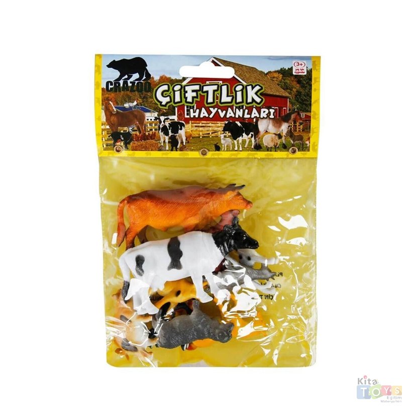 Çiftlik Hayvanları Seti  (Evcil) Küçük Boy
