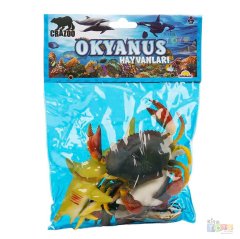 Okyanus Hayvanları Seti (Orta Boy) Deniz Hayvanı