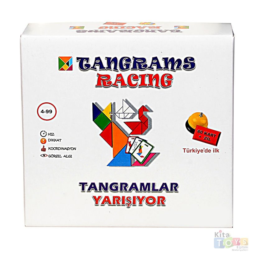 Tangramlar Yarışıyor - 4 Kişilik (Tangrams Racing)