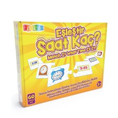Eşleştir Saat Kaç? (Anaokulu Zeka Kartları)