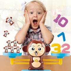 Denge Oyunu Terazisi Monkeya (Matematik Öğreniyorum Tartı-Rakamlar) 2321
