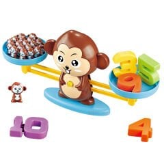 Denge Oyunu Terazisi Monkeya (Matematik Öğreniyorum Tartı-Rakamlar) 2321
