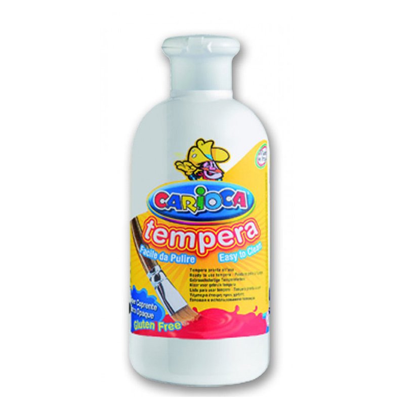 Tempera Parmak Boya 500 ml BEYAZ Renk