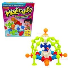 Vantuzlu Moleküller 24 Parça Vakumlu Yumuşak Lego (Soft)