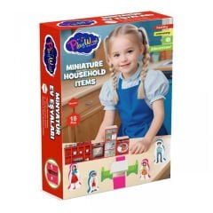 Mini Ev Eşyaları Oyuncaklar (Minyatür) Ahşap Mutfak, Yatak Odası, Salon Takımı