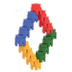 Altıgen Bloklar 400 Parça Pilsan Lego 03 648