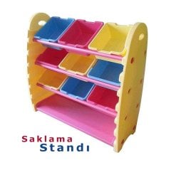 Saklama Rafı-Standı (Oyuncak Dolabı)