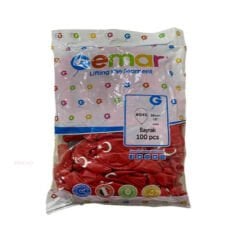 Türk Bayrağı Baskılı Balon 100'lü (Bayrak 10 İnç) Gemar